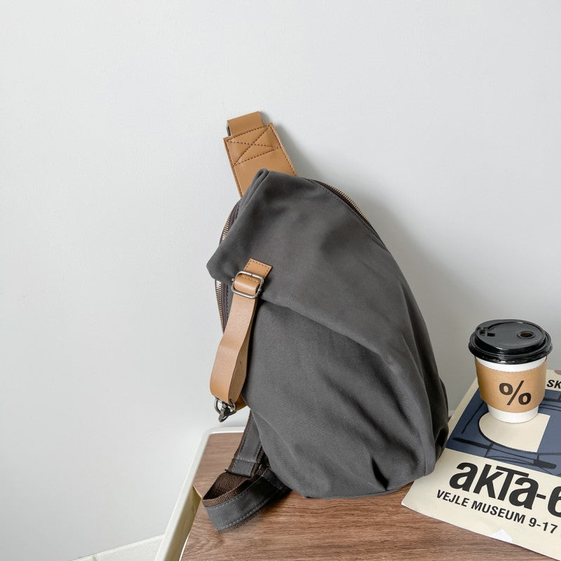 BowLift | Canvas Casual Minimalist Large Capacity Single Shoulder Sling Bag