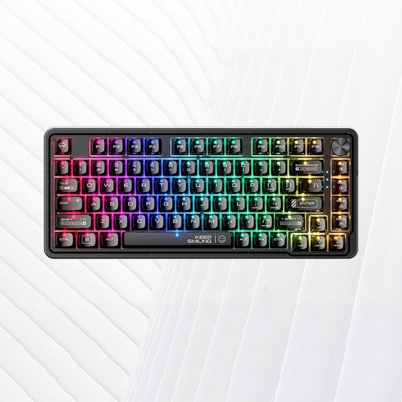 BowLift | Wired Transparent Keycap Casket Mechanical Keyboard