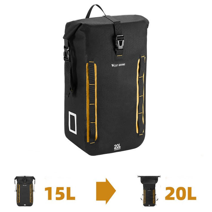BowLift | Waterproof Expandable Pannier Bag For Bicycle Rear Seat