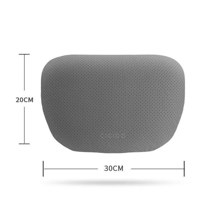 BowLift | Suede Car Neck Pillow And Lumbar Support