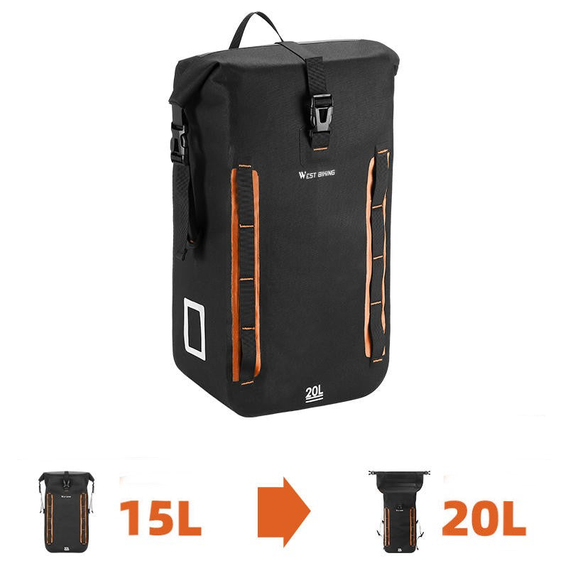 BowLift | Waterproof Expandable Pannier Bag For Bicycle Rear Seat