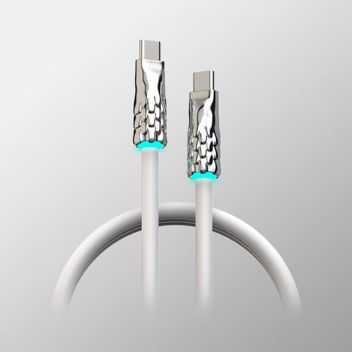 BowLift | Liquid Silicone With Built-in Breathing Light Fast Charging Data Cable