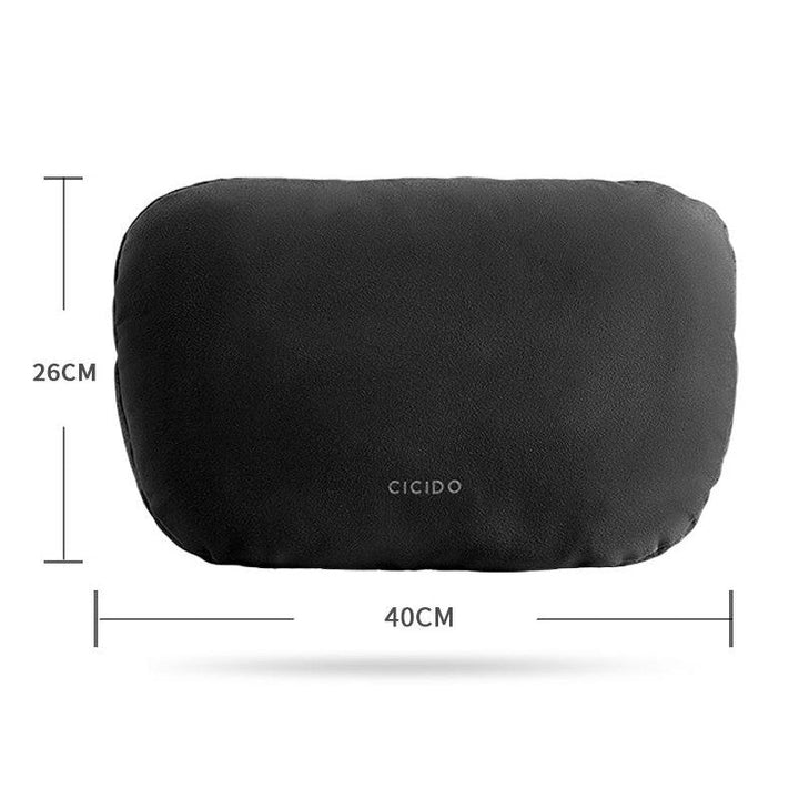 BowLift | Suede Car Neck Pillow And Lumbar Support