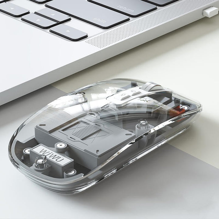 BowLift | Transparent Wireless Silent Bluetooth Mouse