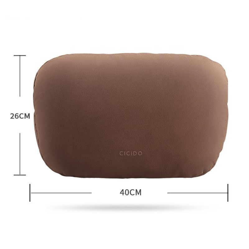 BowLift | Suede Car Neck Pillow And Lumbar Support