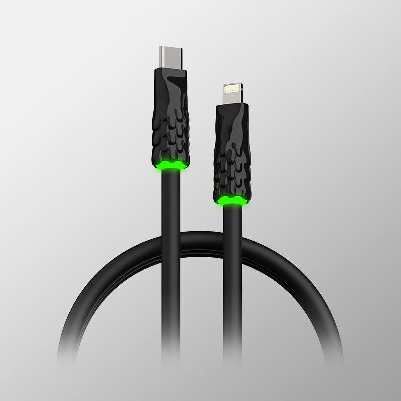BowLift | Liquid Silicone With Built-in Breathing Light Fast Charging Data Cable