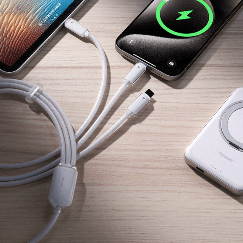 BowLift | 3-in-1 Sync Fast Charging Data Cable