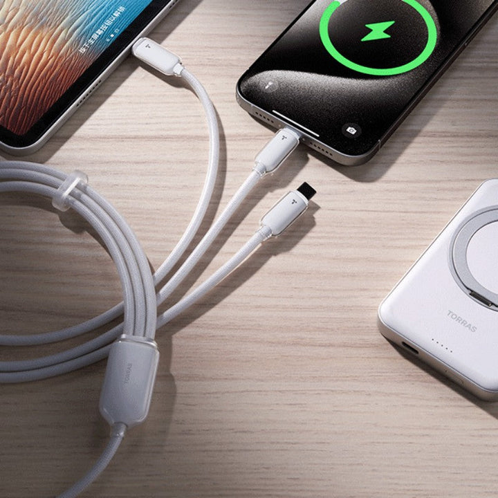 BowLift | 3-in-1 Sync Fast Charging Data Cable