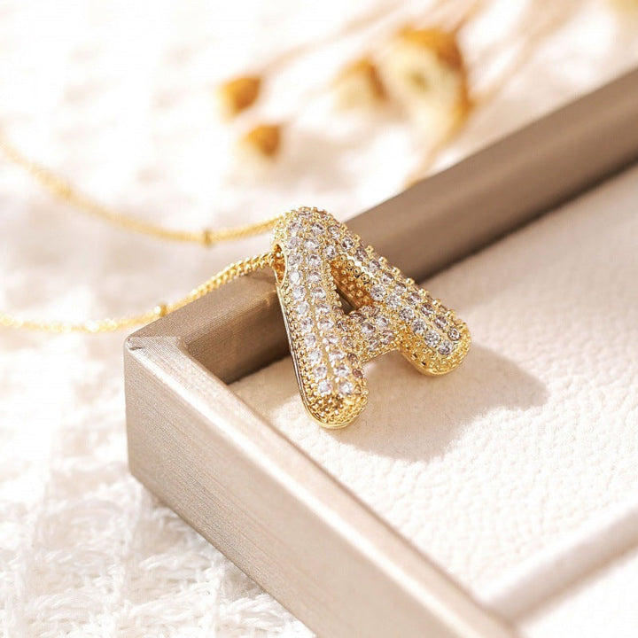 BowLift | Alphabet-Diamond-Pendant-Necklace
