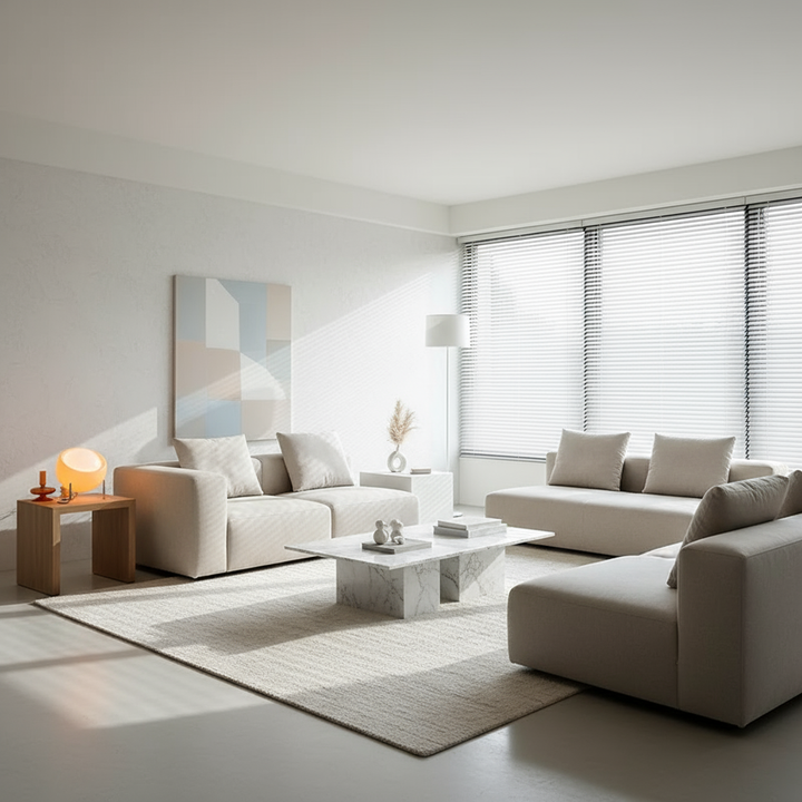 BowLift | Bauhaus table lamp made of glass in retro style | LED table lamp