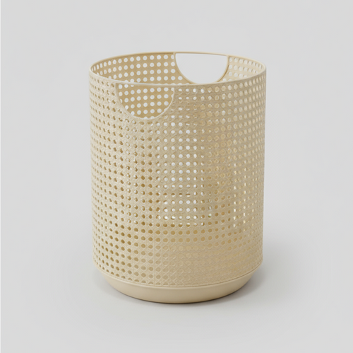 BowLift | Nordic Storage Basket | Modern Laundry Basket made of Metal Imitation