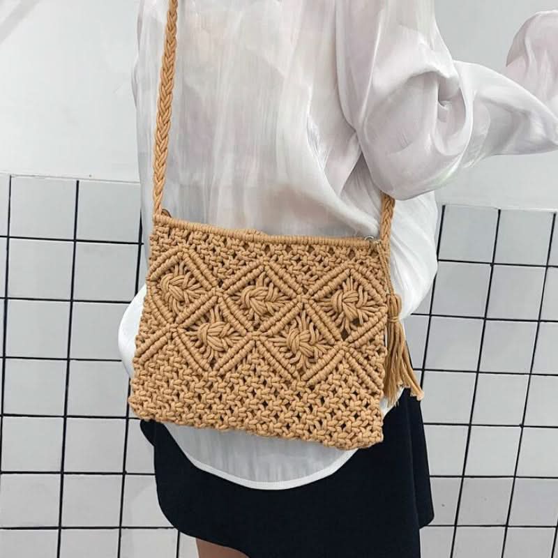 BowLift | Woven Shoulder Bag for Women – Summer Boho Style