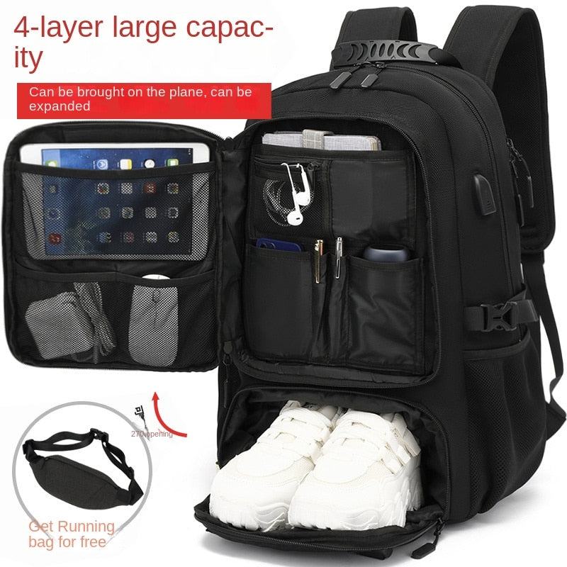 BowLift | Large Capacity Breathable Ultimate Travel Nomad Backpack