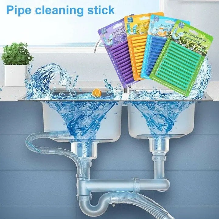 BowLift | Drain Cleaner Sticks – Breaks down grease, soap, and organic residues (Set of 12)