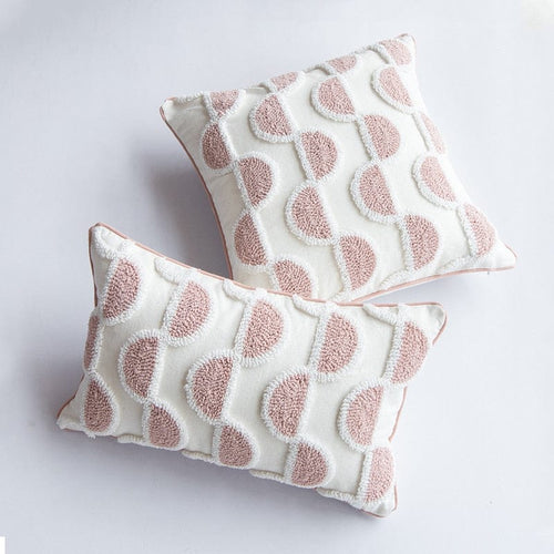Abstract Loop-Tufted Pillow Bowlift