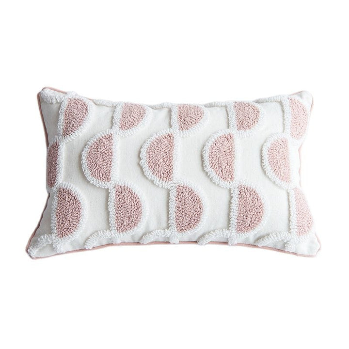 Abstract Loop-Tufted Pillow Bowlift