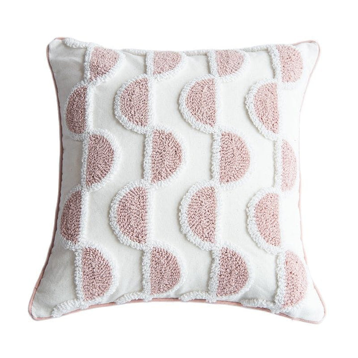 Abstract Loop-Tufted Pillow Bowlift