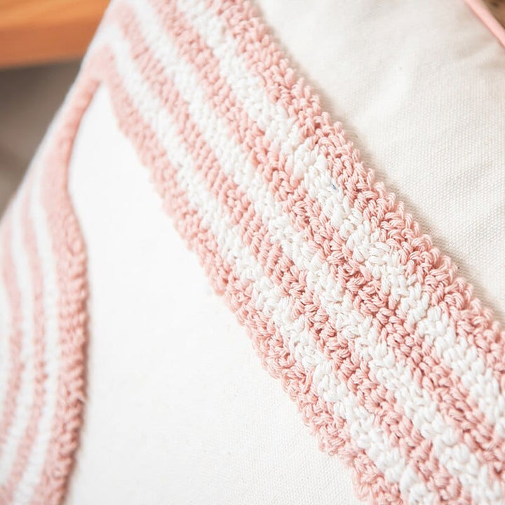 Abstract Loop-Tufted Pillow Bowlift