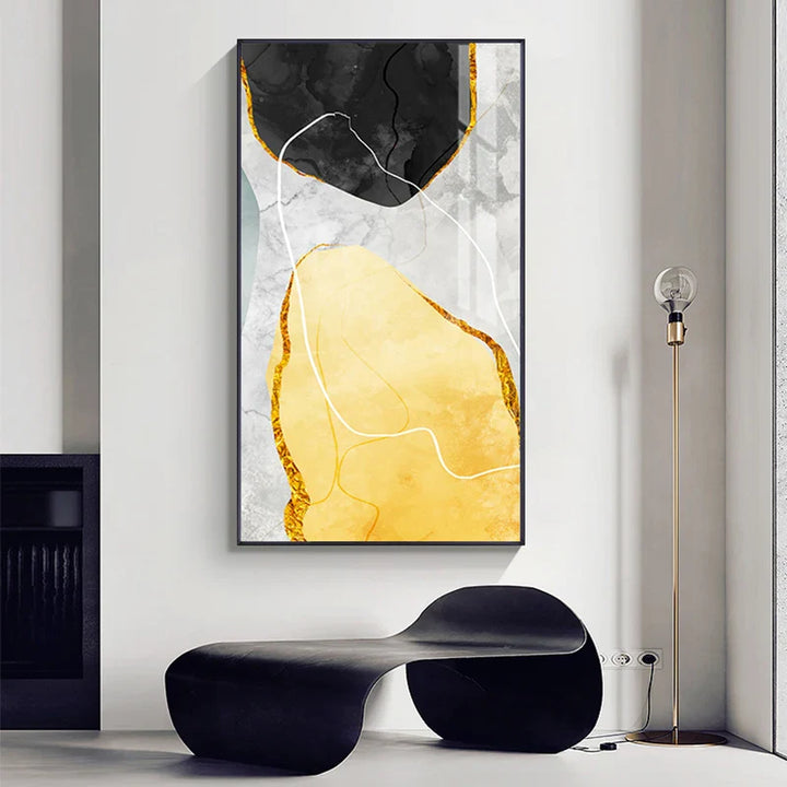 Abstract Zen Pebbles Wall Art Fine Art Canvas Prints Nordic Geomorphic Pictures For Living Room Bedroom Entrance Foyer Art Decor | Bowlift