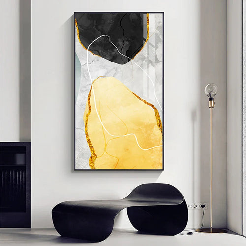 Abstract Zen Pebbles Wall Art Fine Art Canvas Prints Nordic Geomorphic Pictures For Living Room Bedroom Entrance Foyer Art Decor | Bowlift