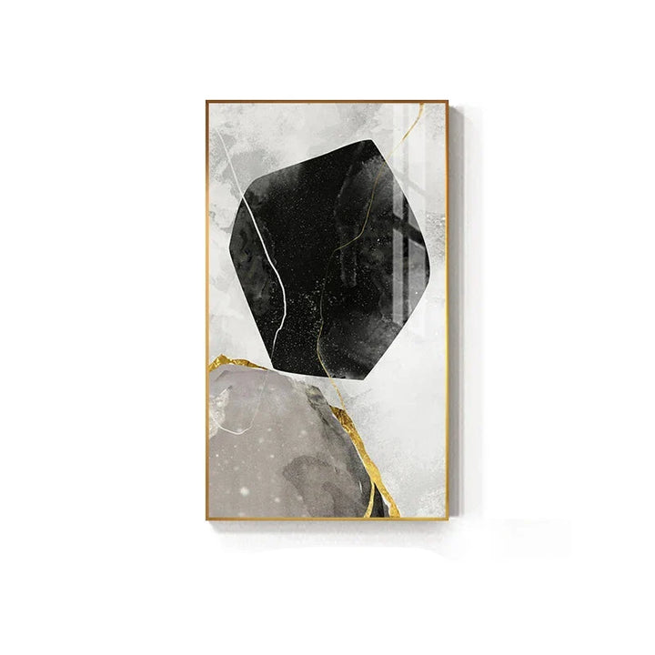 Abstract Zen Pebbles Wall Art Fine Art Canvas Prints Nordic Geomorphic Pictures For Living Room Bedroom Entrance Foyer Art Decor | Bowlift