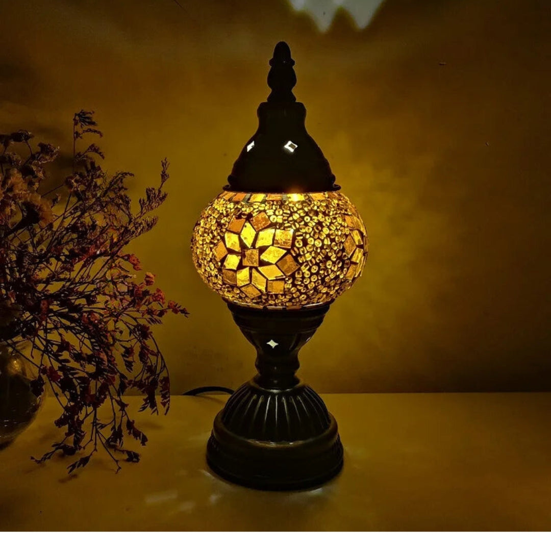 Mosaic Colorful Pattern Table Lamp Bowlift
