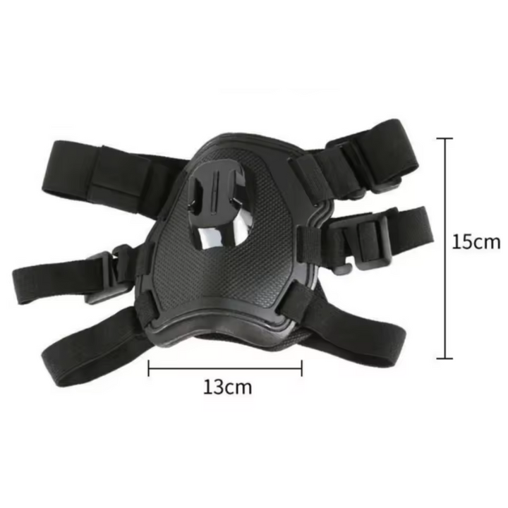 Action-Cam Dog Harness with 360° Perspective Bowlift