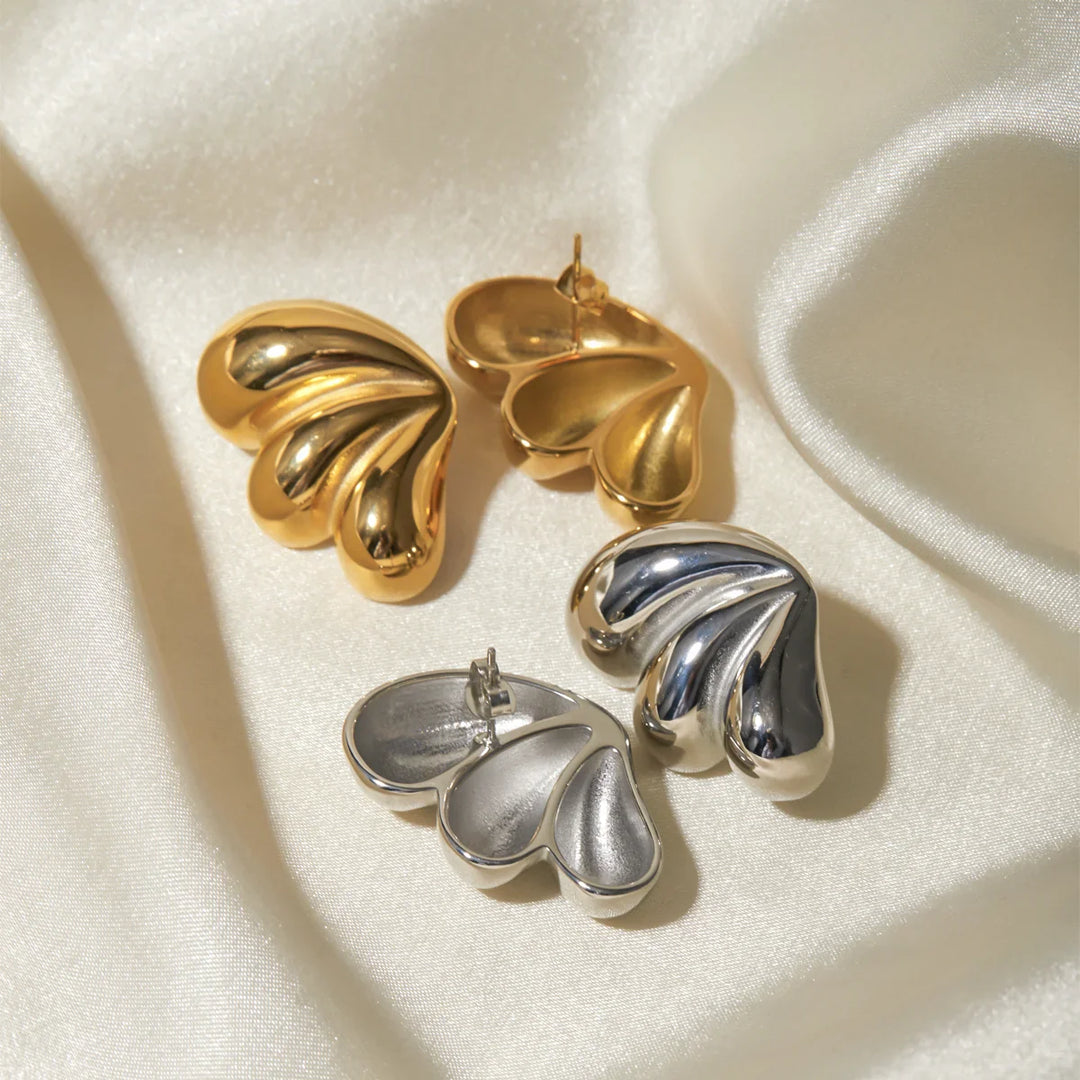 BowLift | Elegant Three Petal Symmetrical Earrings
