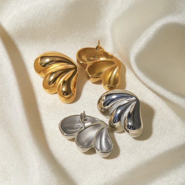 BowLift | Elegant Three Petal Symmetrical Earrings