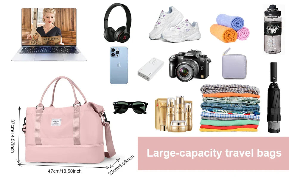 BowLift | Travel Duffel Bag with Shoes Compartment