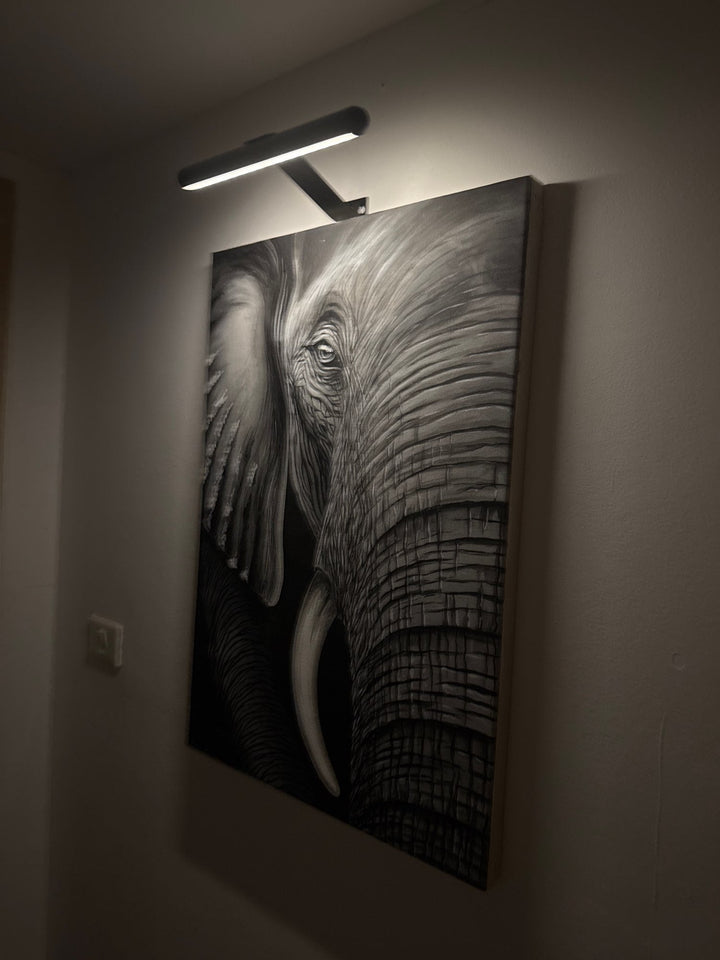 BowLift | ArtGlow Wireless LED Picture Light – Rechargeable Wall Lamp with Remote & Adjustable Dimming