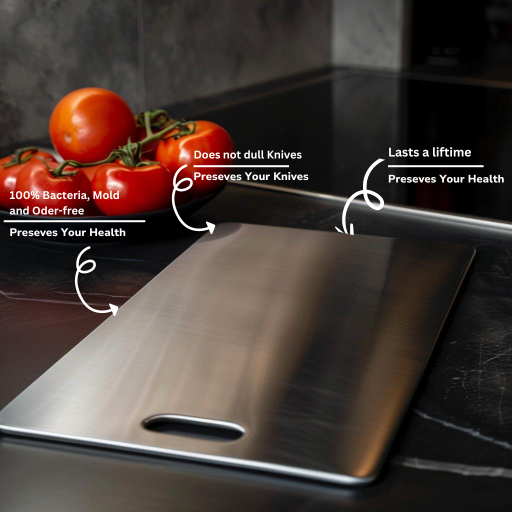 BowLift | STEELSLICE – Stainless Steel Cutting Board for Kitchen