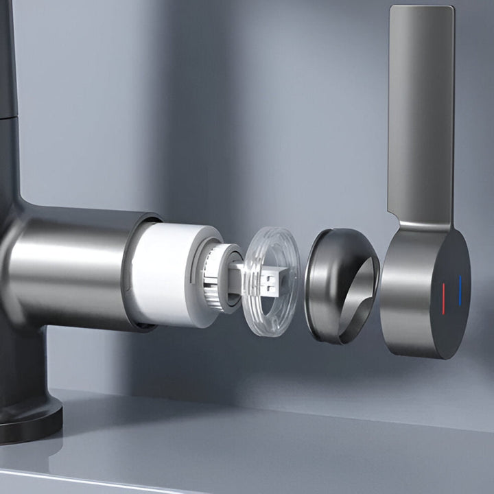 BowLift | Adjustable Kitchen Faucet with Temperature Display