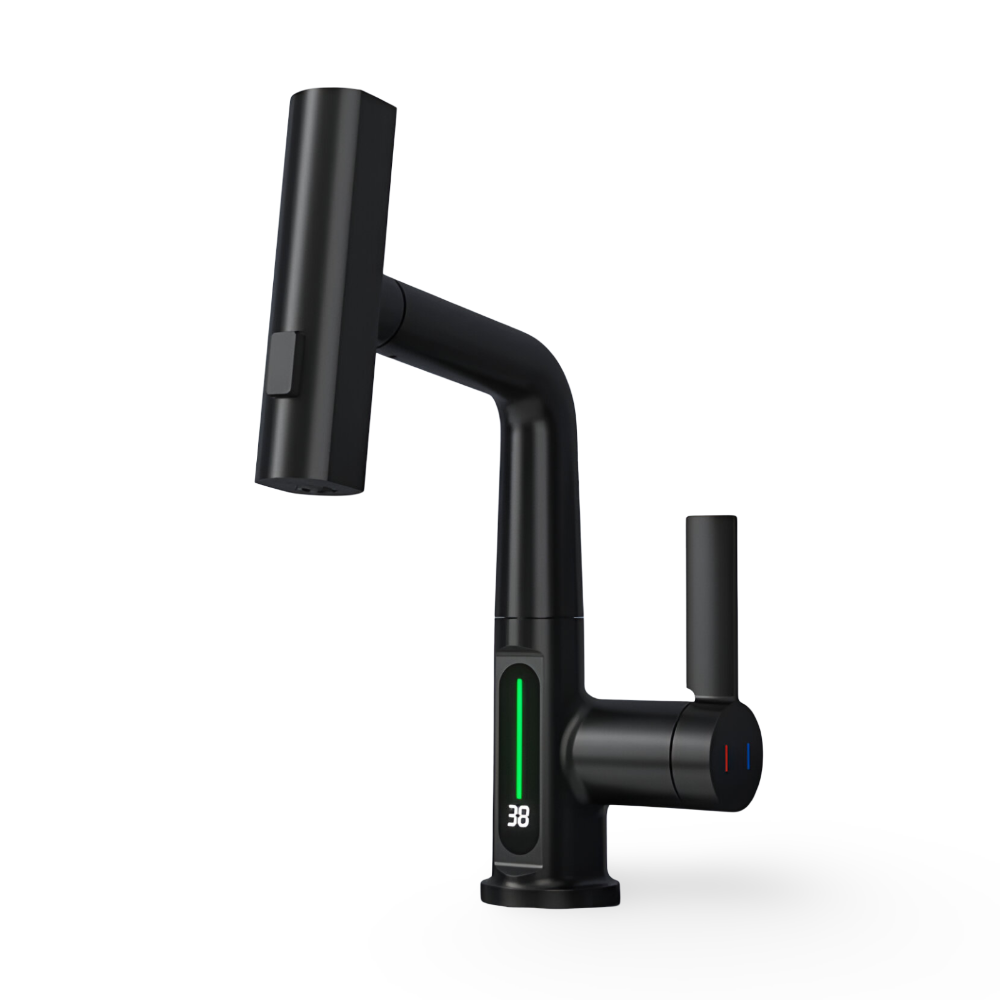 BowLift | Adjustable Kitchen Faucet with Temperature Display