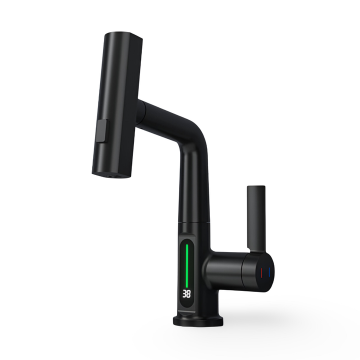 BowLift | Adjustable Kitchen Faucet with Temperature Display