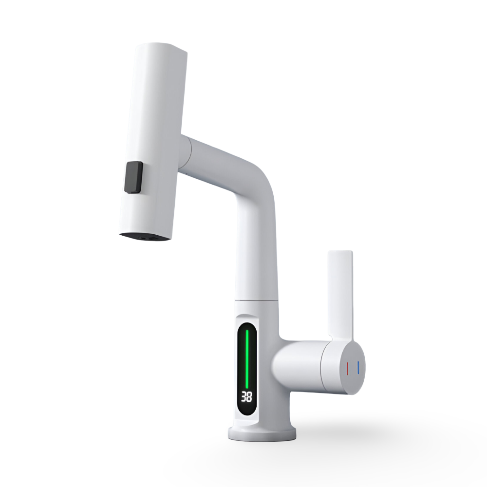 BowLift | Adjustable Kitchen Faucet with Temperature Display