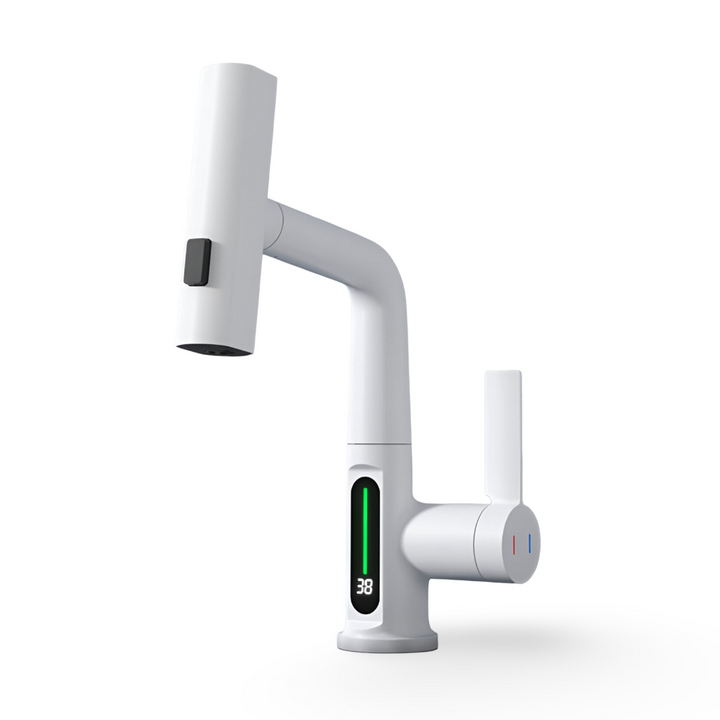 BowLift | Adjustable Kitchen Faucet with Temperature Display