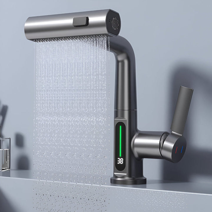 BowLift | Adjustable Kitchen Faucet with Temperature Display