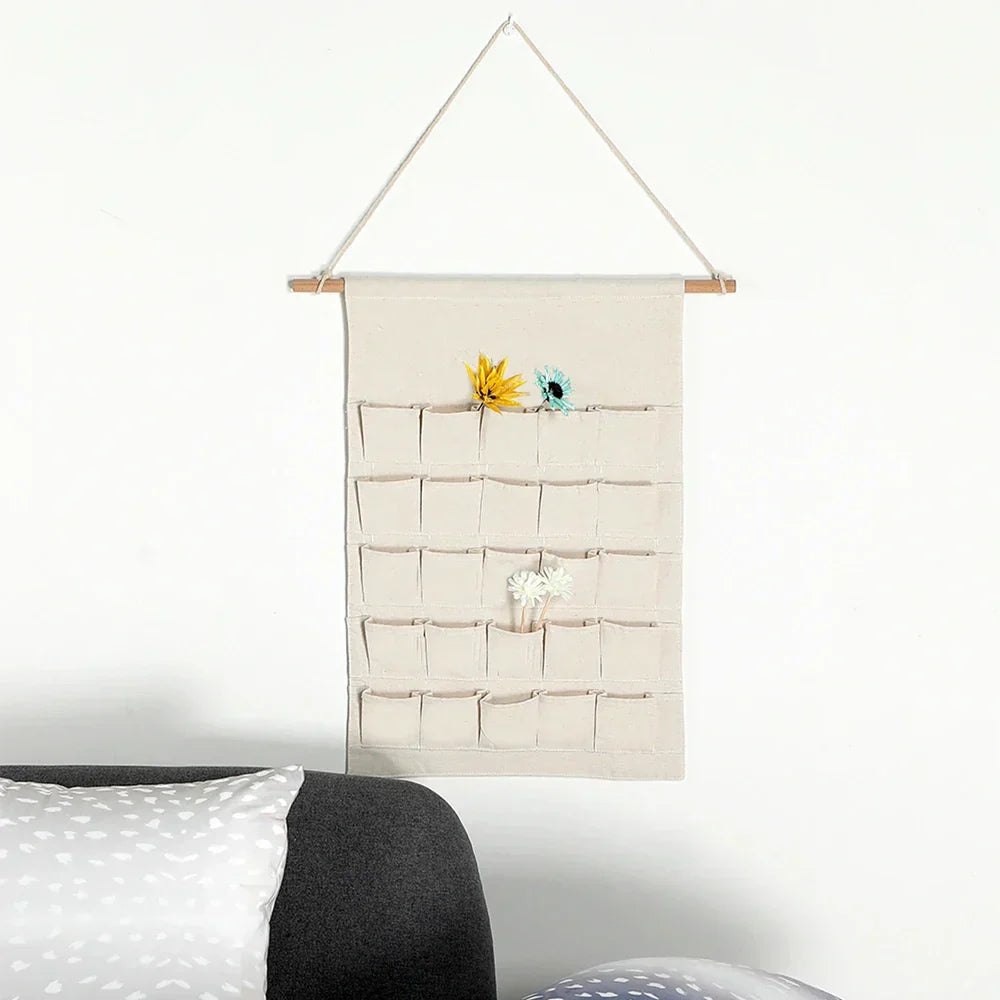 BowLift | Cotton Advent Calendar with 24 Pockets – Sustainable & Reusable Christmas Decoration