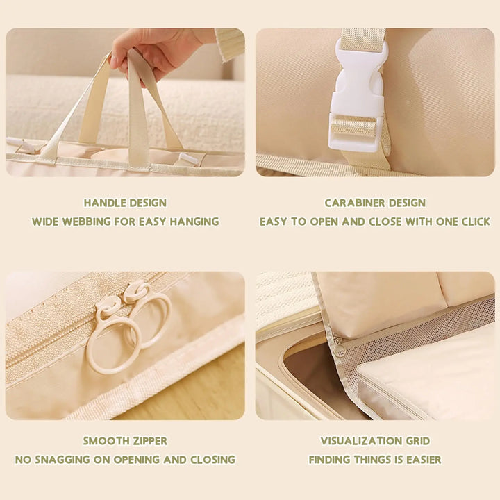 BowLift | TravelMate Hanging Organizer | Space-saving & Practical | For Organization On The Go