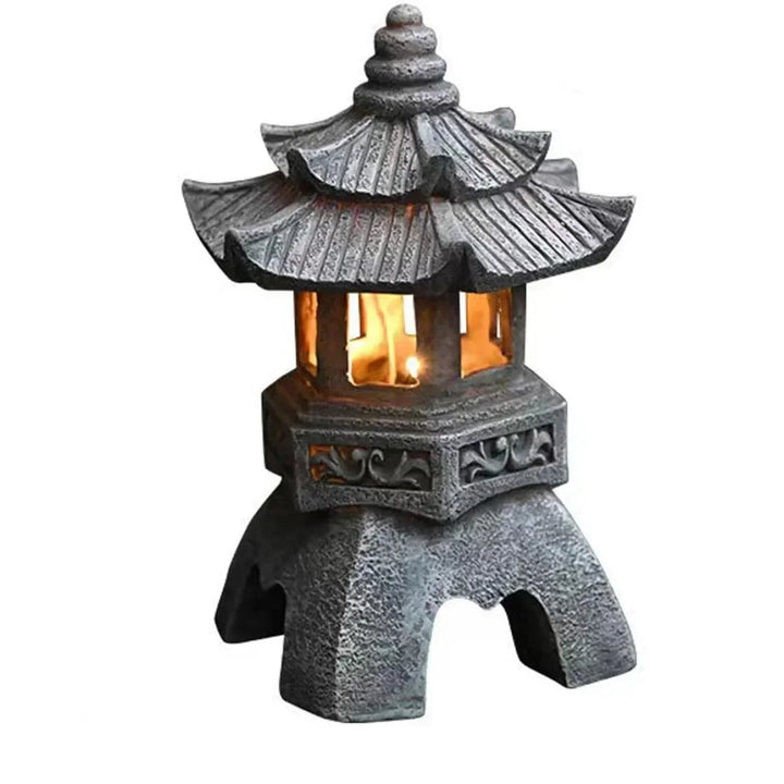 Japanese garden lantern - Weatherproof LED outdoor lighting for Zen gardens | Bowlift