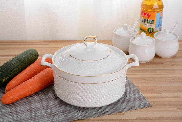 Agnes Ceramic Soup Pot Bowlift
