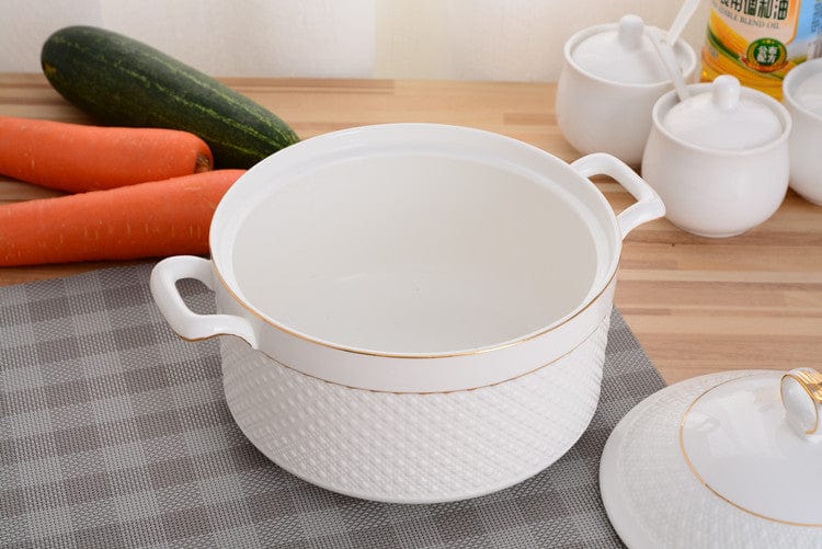 Agnes Ceramic Soup Pot Bowlift