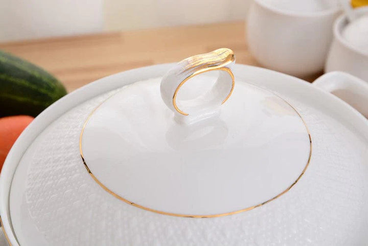 Agnes Ceramic Soup Pot Bowlift