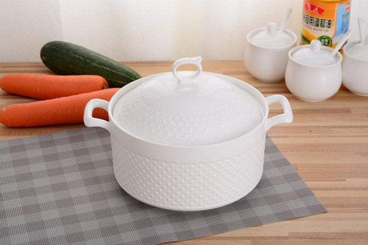 Agnes Ceramic Soup Pot Bowlift