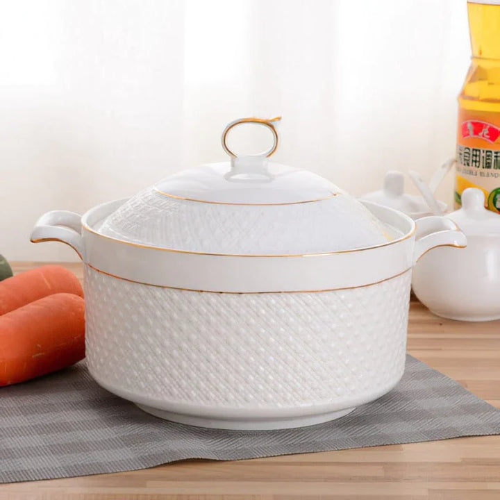 Agnes Ceramic Soup Pot Bowlift