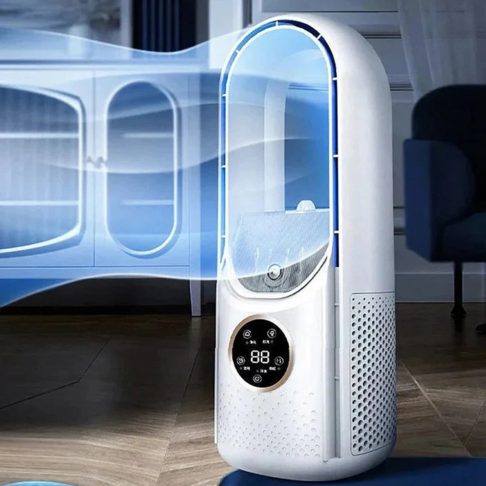 BowLift | Air Conditioner Bladeless Portable Cooler Quiet Energy Efficient