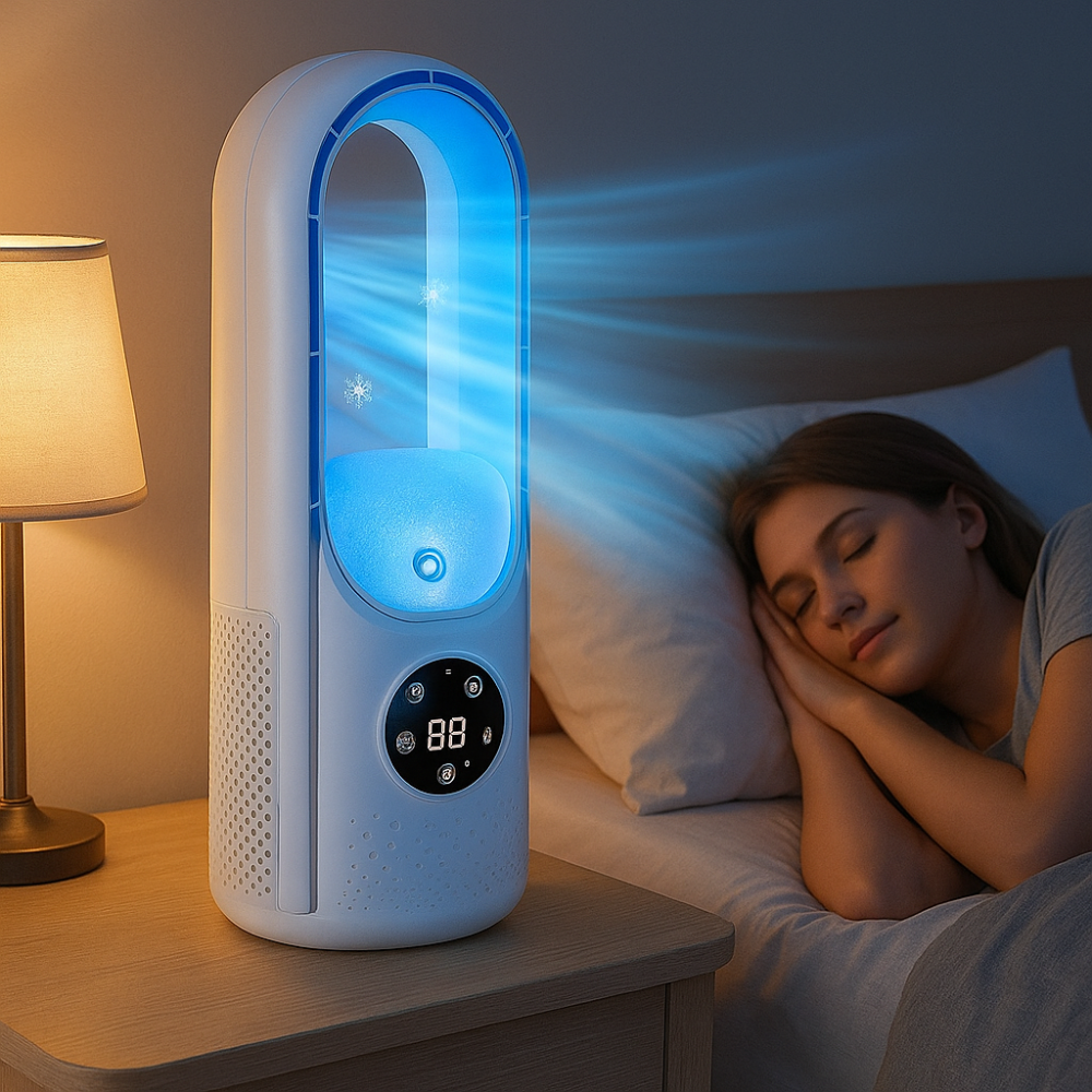 BowLift | Air Conditioner Bladeless Portable Cooler Quiet Energy Efficient