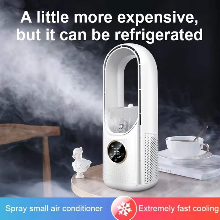 Bladeless Portable Air Conditioner | Ultra-Quiet, Ergonomic Design & Ideal for Home and Office Use | Bowlift