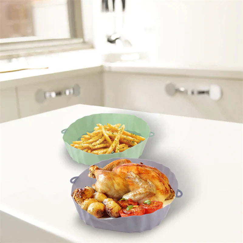 SiliconFry Tray – Reusable Airfryer Mold for Dishwasher Bowlift
